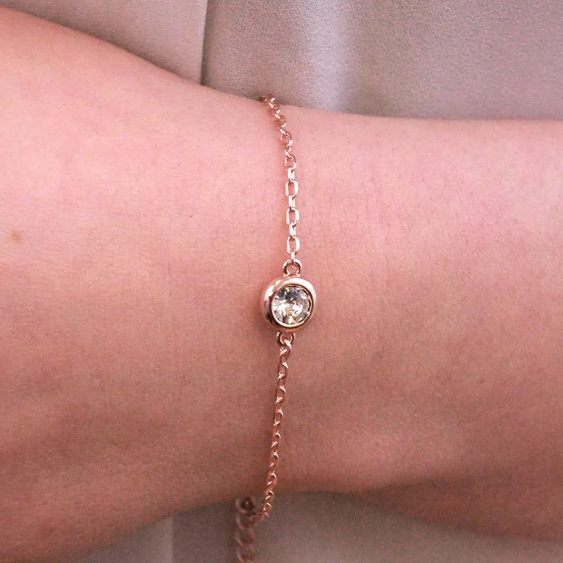 MYC-Paris Bracelet Femme - DB0005-RG-04 Laiton Doré rose | Femme Bracelet