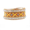 MYC-Paris Bracelet Femme - 3EB012 Cuir Métal Jaune | Femme Bracelet
