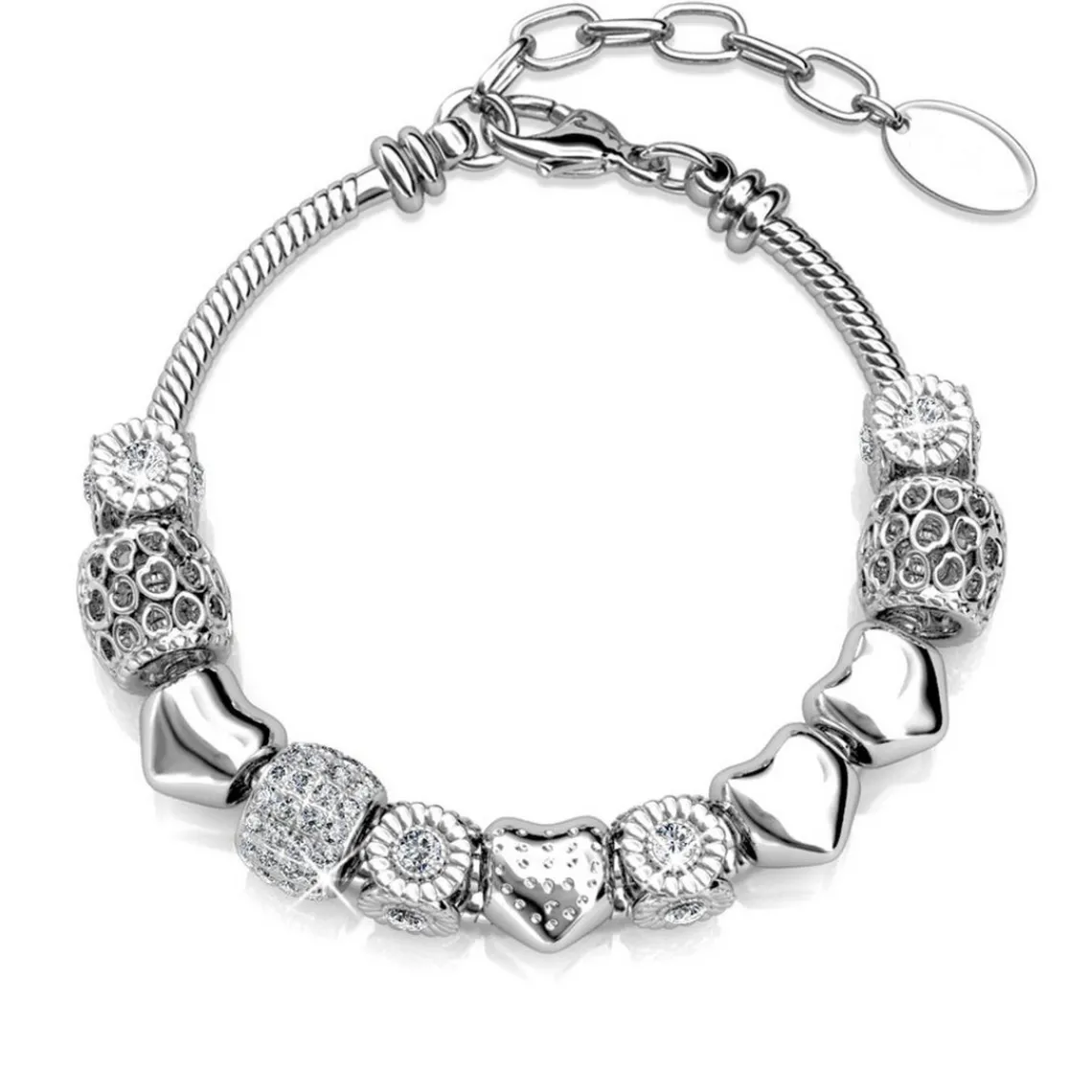 MYC-Paris Bracelet Femme EVIDENCE - DB0003-S Laiton Argent | Femme Bracelet