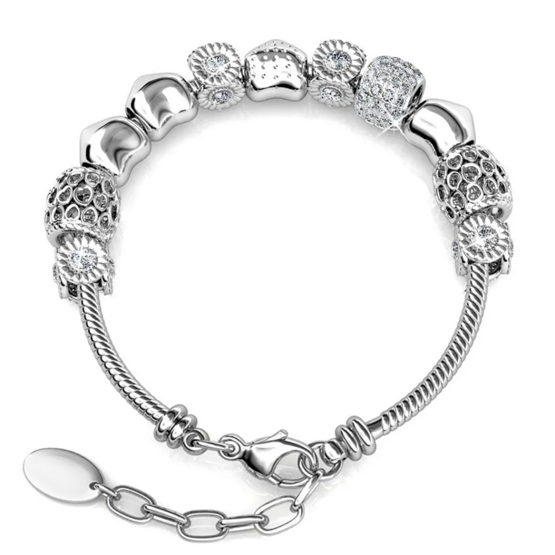 MYC-Paris Bracelet Femme EVIDENCE - DB0003-S Laiton Argent | Femme Bracelet