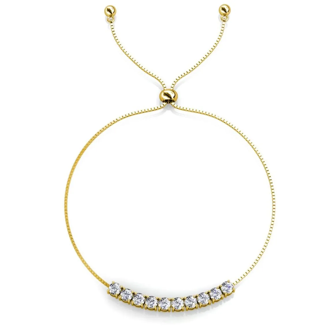 MYC-Paris Bracelet Femme Solitaire - DB0147-G-AA Laiton Doré | Femme Bracelet