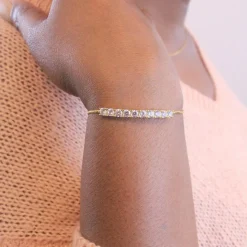 MYC-Paris Bracelet Femme Solitaire - DB0147-G-AA Laiton Doré | Femme Bracelet