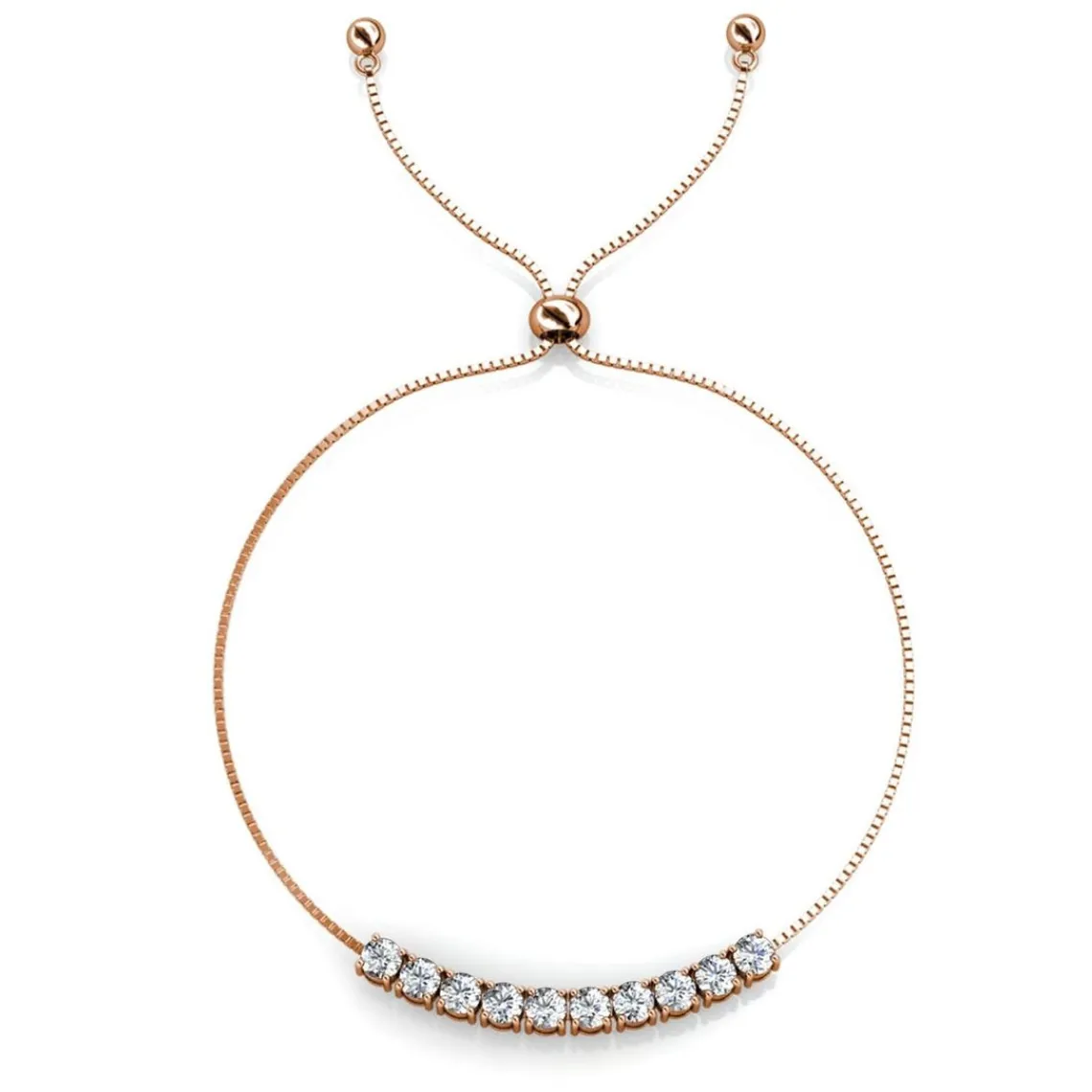 MYC-Paris Bracelet Femme Solitaire - DB0147-RG-AA Laiton Doré rose | Femme Bracelet
