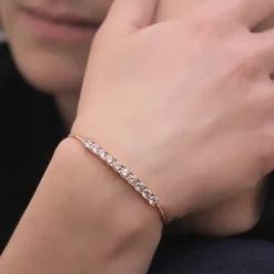 MYC-Paris Bracelet Femme Solitaire - DB0147-RG-AA Laiton Doré rose | Femme Bracelet