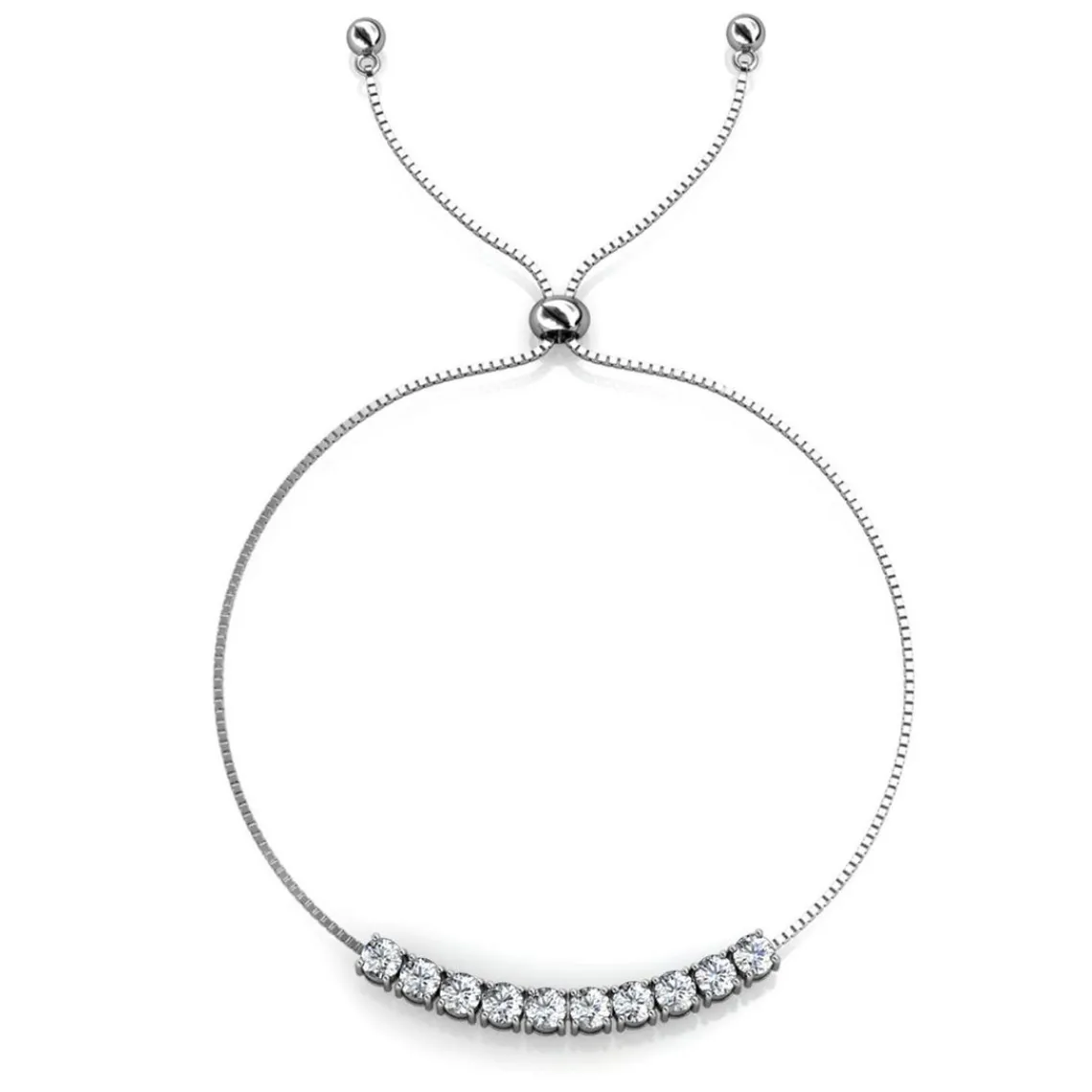 MYC-Paris Bracelet Femme Solitaire - DB0147-S-AA Laiton Argent | Femme Bracelet