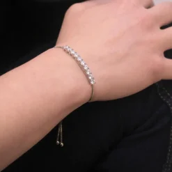 MYC-Paris Bracelet Femme Solitaire - DB0147-S-AA Laiton Argent | Femme Bracelet