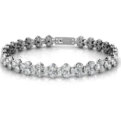 MYC-Paris Bracelet Femme Solitaire - DB0033-S-AA Laiton Argent | Femme Bracelet