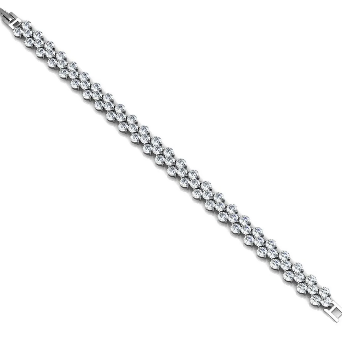 MYC-Paris Bracelet Femme Solitaire - DB0033-S-AA Laiton Argent | Femme Bracelet