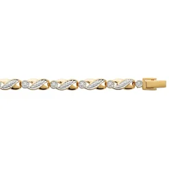 Maison de la Bijouterie Bracelet femme oxyde de zirconium plaqué or UW0W0VZU | Femme Bracelet