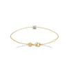 Maison de la Bijouterie Bracelet femme oxyde de zirconium plaqué or UW3005ZV | Femme Bracelet