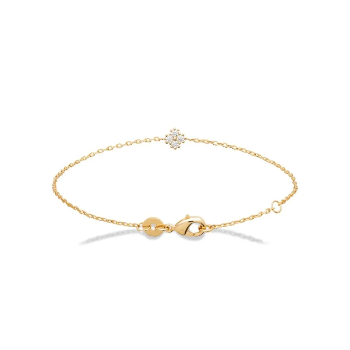 Maison de la Bijouterie Bracelet femme oxyde de zirconium plaqué or UW3WW0ZV | Femme Bracelet