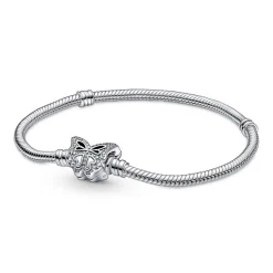 Pandora Bracelet Femme Moments maille serpent & fermoir papillon | Femme Bracelet