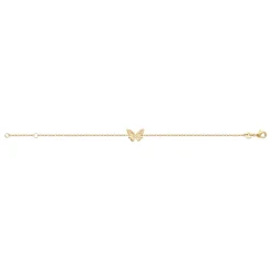 Maison de la Bijouterie Bracelet femme papillon plaqué or UYYZYYZV | Femme Bracelet