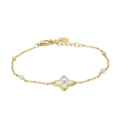 Pierre Lannier Bijoux Bracelet Femme Rubya - BJ23A1201 Acier Doré | Femme Bracelet