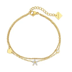 Pixies Bijoux Bracelet Femme Marguerite - PBM0057-1WHT Acier | Femme Bracelet