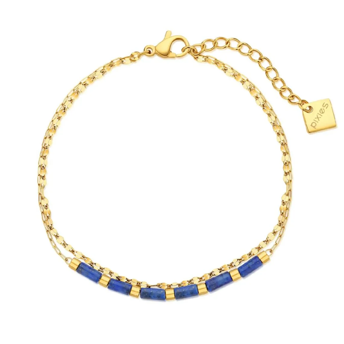 Pixies Bijoux Bracelet Femme Ibiza - PBM0051-1LAZ Acier | Femme Bracelet