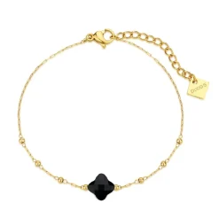 Pixies Bijoux Bracelet Femme Enjoy - PBS0049-1BKO Acier | Femme Bracelet