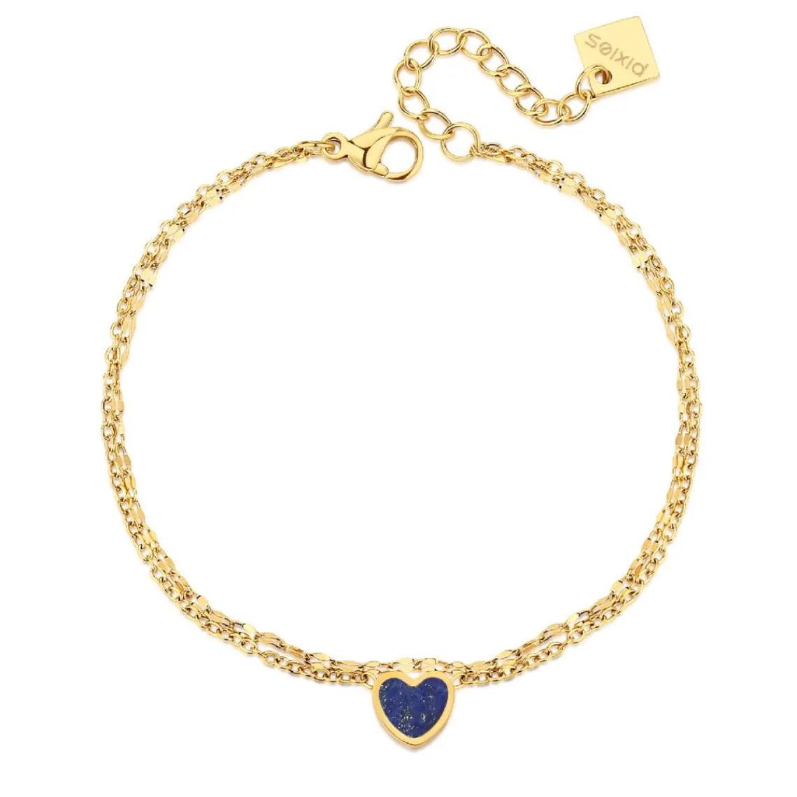 Pixies Bijoux Bracelet Femme - PBS0026-1LAZ Acier Bleu foncé | Femme Bracelet