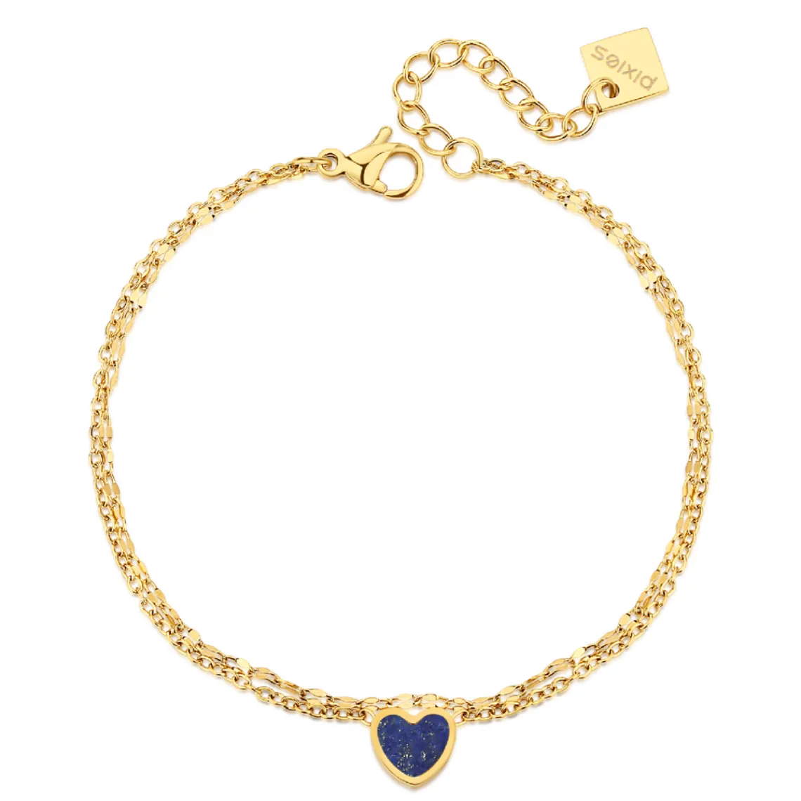Pixies Bijoux Bracelet Femme - PBS0026-1LAZ Acier Bleu foncé | Femme Bracelet