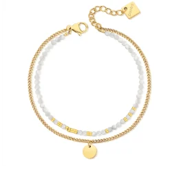 Pixies Bijoux Bracelet Femme - PBM0048-1MOP Acier Nacre | Femme Bracelet