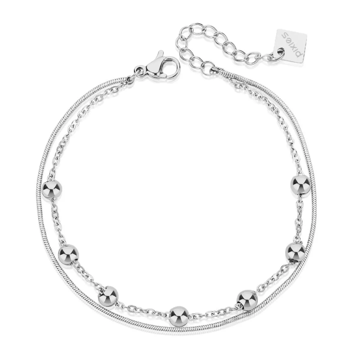 Pixies Bijoux Bracelet Femme - PBM0046-2UNI Acier | Femme Bracelet