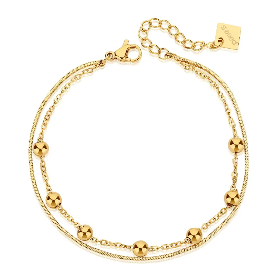 Pixies Bijoux Bracelet Femme - PBM0046-1UNI Acier | Femme Bracelet