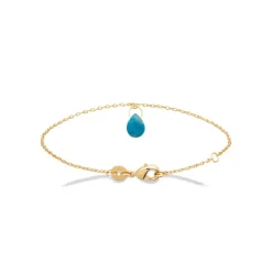Maison de la Bijouterie Bracelet femme plaqué or apatite UW40Y0ZV | Femme Bracelet