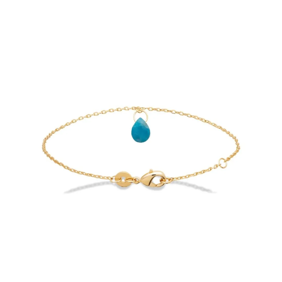 Maison de la Bijouterie Bracelet femme plaqué or apatite UW40Y0ZV | Femme Bracelet