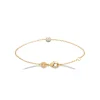 Maison de la Bijouterie Bracelet femme plaqué or blanc serti clos serti clos classique - UWZ63UZV | Femme Bracelet