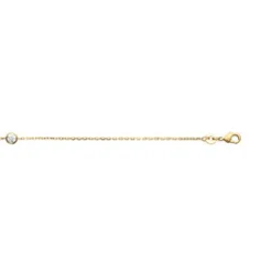Maison de la Bijouterie Bracelet femme plaqué or blanc serti clos serti clos classique - UWZ63UZV | Femme Bracelet
