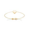 Maison de la Bijouterie Bracelet femme plaqué or coeur UYZW3WZV | Femme Bracelet