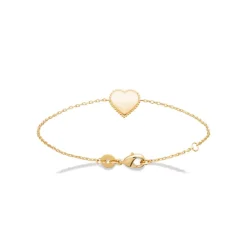 Maison de la Bijouterie Bracelet femme plaqué or coeur UYZW3WZV | Femme Bracelet