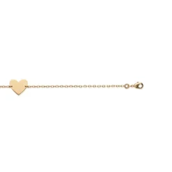 Maison de la Bijouterie Bracelet femme plaqué or cœur UYZ04YZV | Femme Bracelet