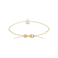 Maison de la Bijouterie Bracelet femme plaqué or cœur oxyde de zirconium UW3UU0ZV | Femme Bracelet