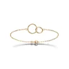 Maison de la Bijouterie Bracelet femme plaqué or double cercle - UYZ3Y5ZV | Femme Bracelet