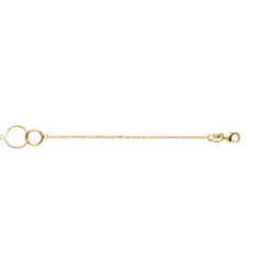 Maison de la Bijouterie Bracelet femme plaqué or double cercle - UYZ3Y5ZV | Femme Bracelet