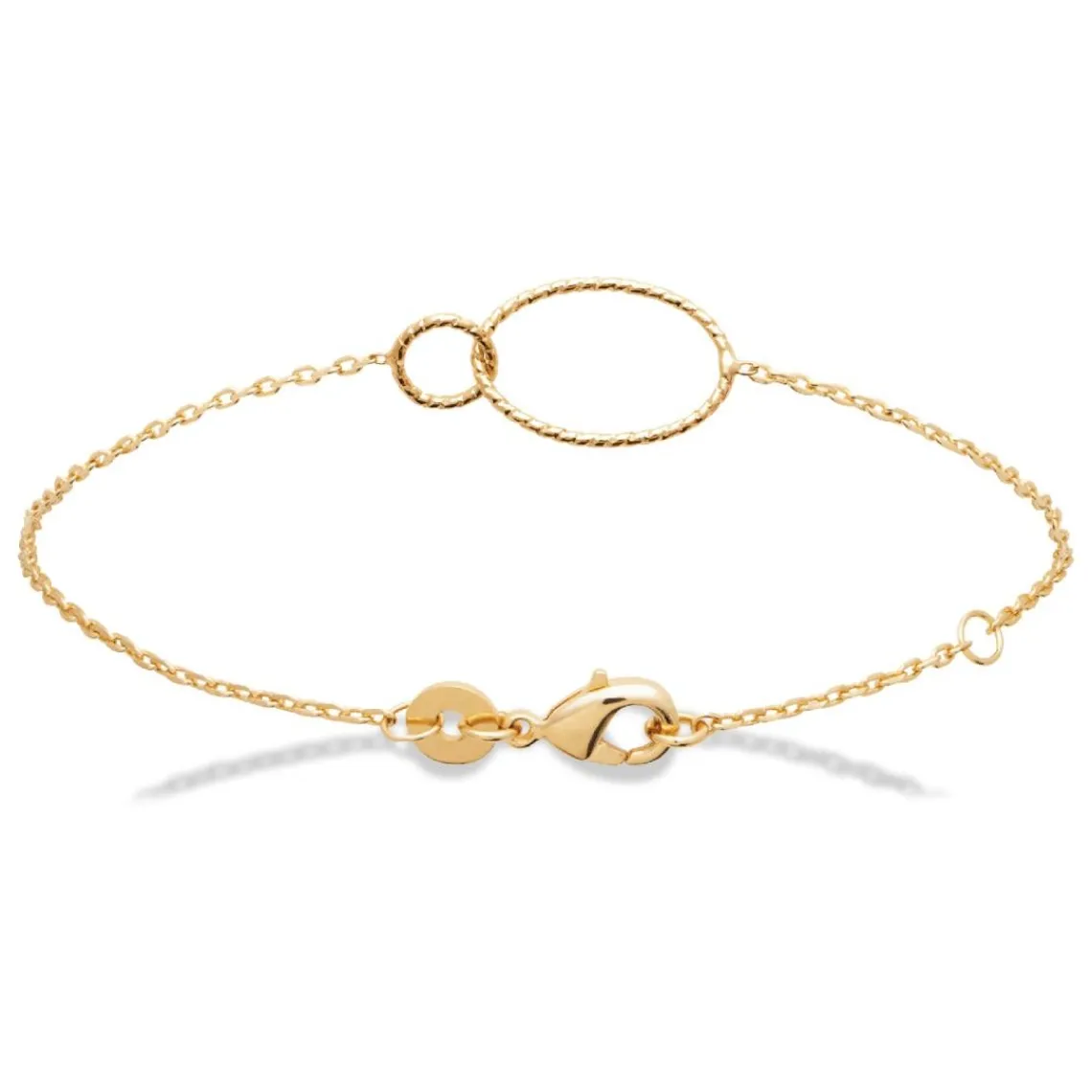 Maison de la Bijouterie Bracelet femme plaqué or double maillon UYZVZ5ZU | Femme Bracelet