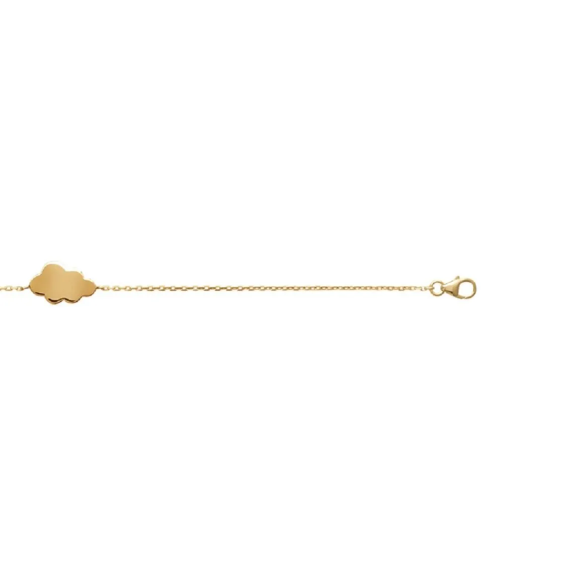Maison de la Bijouterie Bracelet femme plaqué or fantaisie nuage UYZ3YVZV | Femme Bracelet