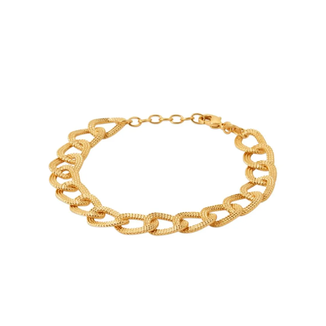 Maison de la Bijouterie Bracelet femme plaqué or grosse maille fantaisie UYZV4ZZV | Femme Bracelet