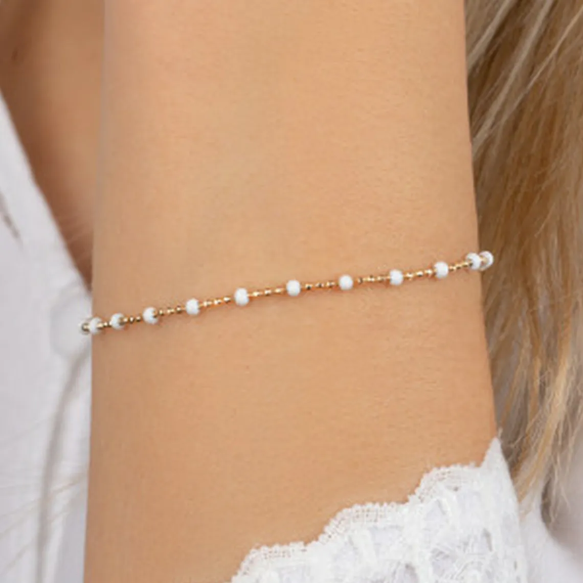 Maison de la Bijouterie Bracelet femme plaqué or laque - YU0U3VZV | Femme Bracelet