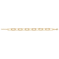 Maison de la Bijouterie Bracelet femme plaqué or maille fantaisie UYZV40ZV | Femme Bracelet