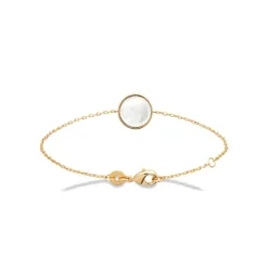 Maison de la Bijouterie Bracelet femme plaqué or nacre serti clos - UW3354ZV | Femme Bracelet