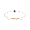 Maison de la Bijouterie Bracelet femme plaqué or oxyde et pierre bleue UW3UVZZV | Femme Bracelet