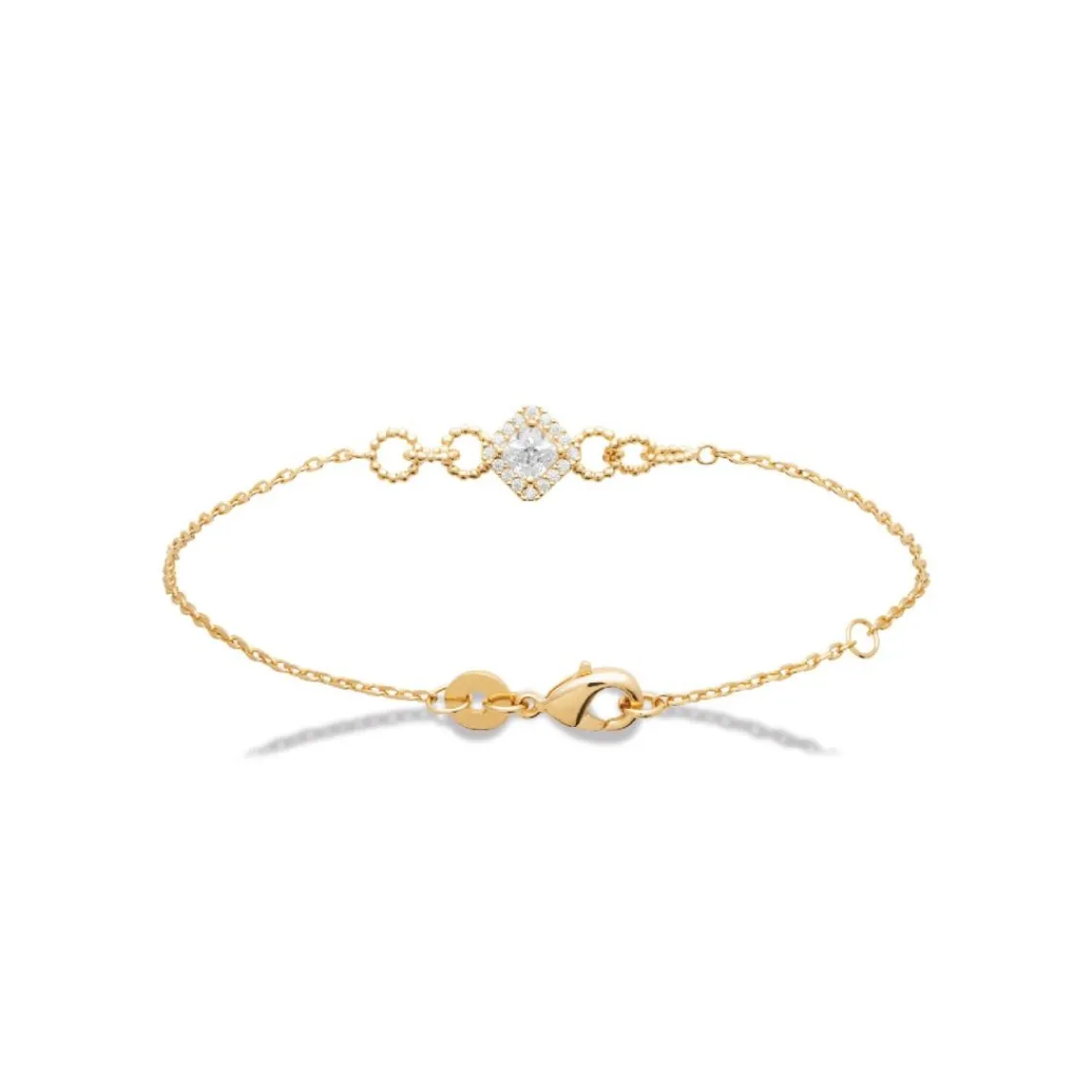 Maison de la Bijouterie Bracelet femme plaqué or oxyde de zirconium UW3U44ZV | Femme Bracelet