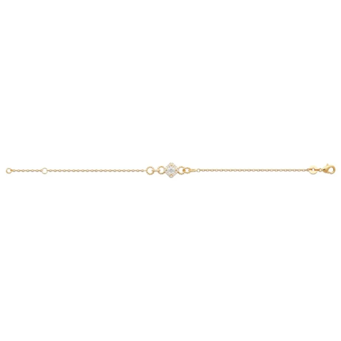 Maison de la Bijouterie Bracelet femme plaqué or oxyde de zirconium UW3U44ZV | Femme Bracelet