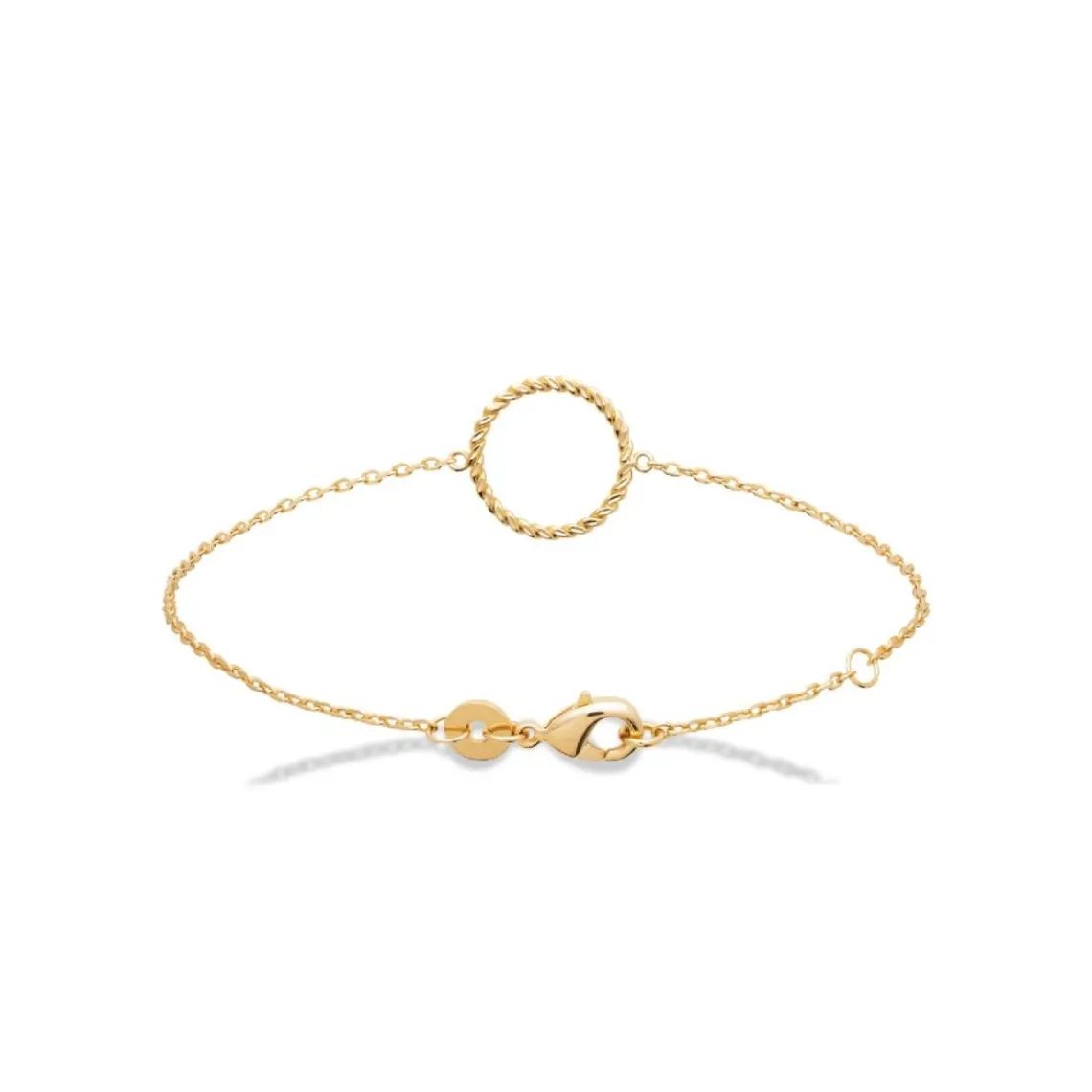 Maison de la Bijouterie Bracelet femme plaqué or pendentif rond UYZW36ZV | Femme Bracelet