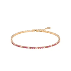 Maison de la Bijouterie Bracelet femme plaqué or teinté serti griffe - UW3YV0ZV | Femme Bracelet