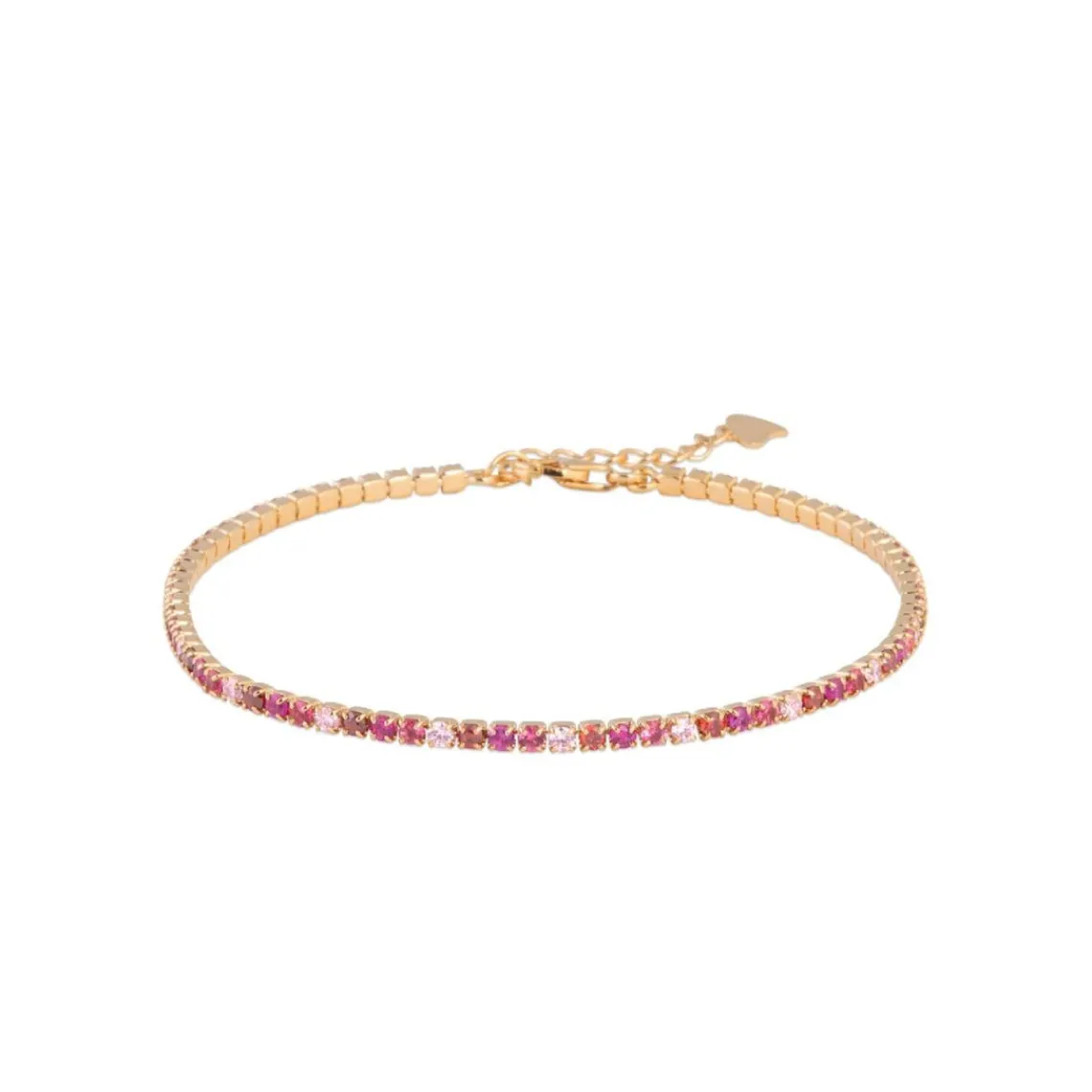 Maison de la Bijouterie Bracelet femme plaqué or teinté serti griffe - UW3YV0ZV | Femme Bracelet