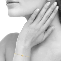 Maison de la Bijouterie Bracelet femme plaqué or étoile UYZ40WZV | Femme Bracelet
