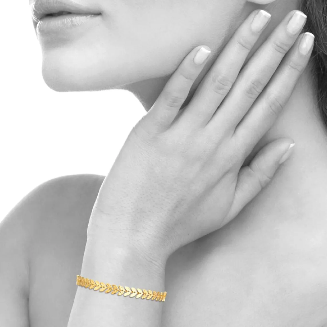 Maison de la Bijouterie Bracelet femme plaqué or - YU0U0UZV | Femme Bracelet